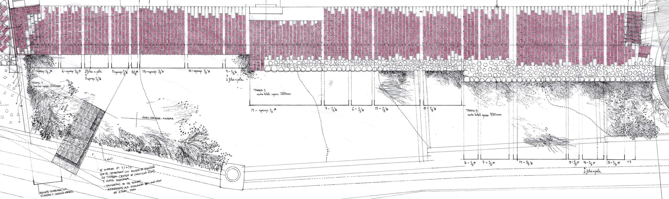 Proyecto plano Una pérgola abierta a la huerta / Bona fide